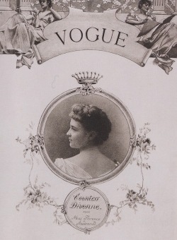 Highlikefashion:  The First Vogue Cover, Countess Divonne By Harry Mcvickar, 1893