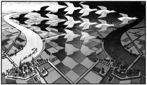 M. C. Escher (1898 – 1972)Signature illustrations from the Dutch graphic art genius. His design expl