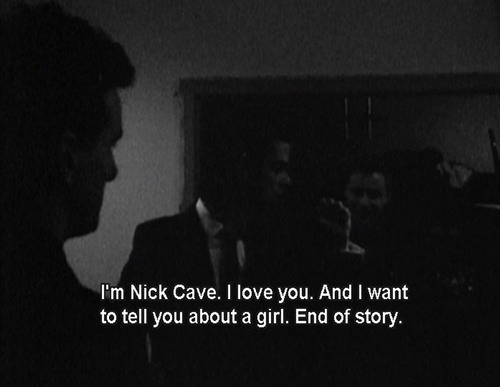 werkaetzchen:Der Himmel über Berlin: Nick Cave and the Bad Seeds with ‘From her to eternity’