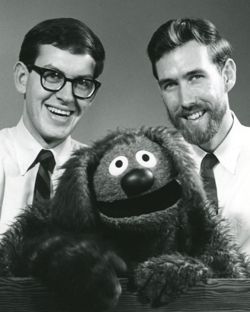 bulletpointballet:  Frank Oz, Rowlf, Jim Henson. 