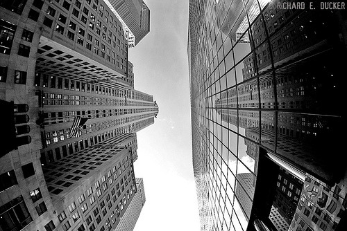 black-and-white:  Chrysler Building - New York (by Richard E. Ducker) 