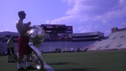 Pregame rehearsal in Doak. MCATDT