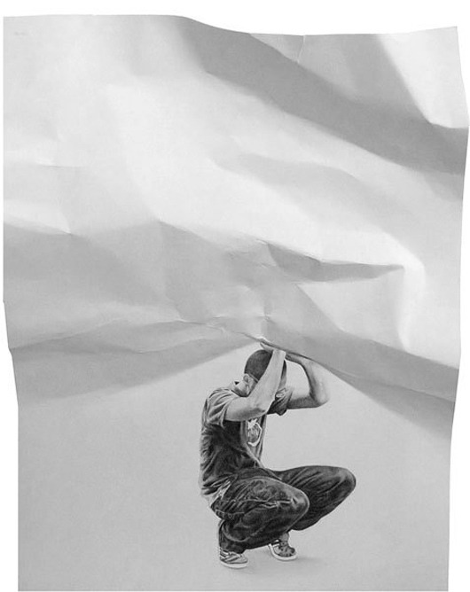 marysoul:  crumpled (Pencil Drawings) by Cesar Del Valle || Inspiration 