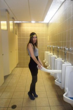 numbismyeuphoria:  me again, boys bathroom at someones sweet 16.