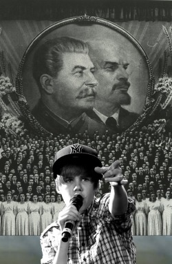 Bobster855:  Justin Bieber, Bolshevik Idol. 