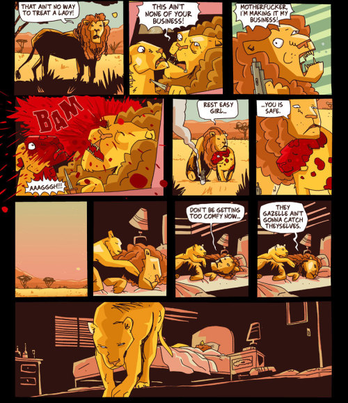 ianbrooks:  The Savannah by Eoin Ryan and Pablo Mayer at space avalanche A touching true story. 