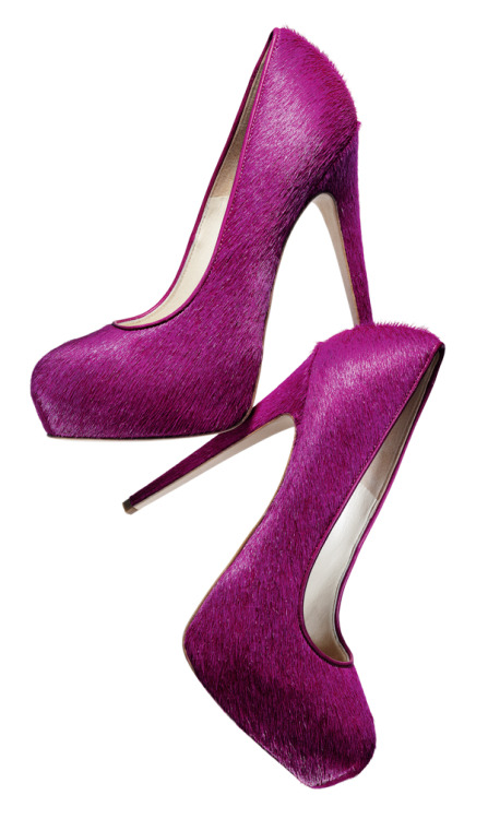 lou-boutin: billidollarbaby: BRIAN ATWOOD Fuchsia pony hair pumps ($770) These are beautiful. 