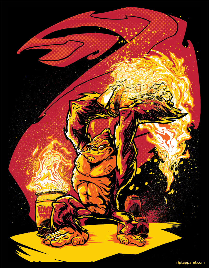 Donkey Kong barrels onto a new shirt design by Tumblr artist BeastPop! Available today (9/2) at RIPT for only $10.
Related Rampages: Slave I Racer | Pakku-Man (More)
Barrel Chucker by BeastPop Artworks (Tumblr) (Facebook) (Twitter)
Via: beastpop |...