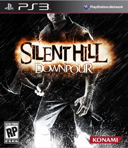 silenthaven:  Konami has released the official  North American cover art for Downpour. Looks pretty straight forward but still a nice cover. What do you guys think? Source: Amazon  I’d have preferred something more subtle, to be honest. This looks