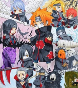 fallere825:  Chibi Akatsuki 