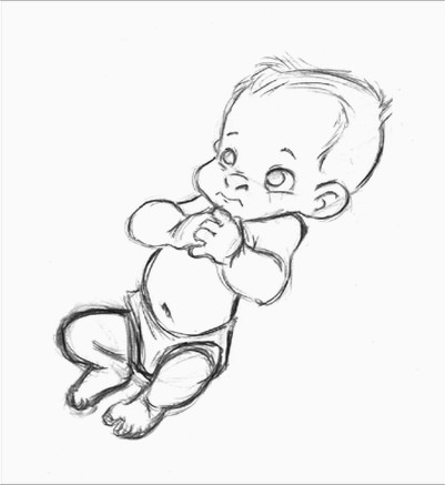 Baby Tarzan Concept Sketch