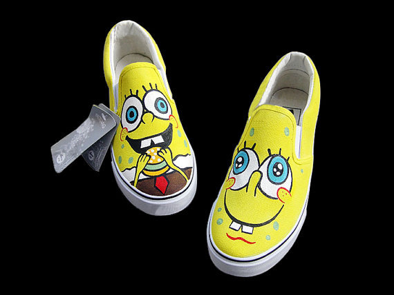 Custom Vans FTW | spongebob shoes by sharestore. buy these here