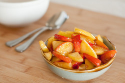 gettingahealthybody:   Chop apples Microwave