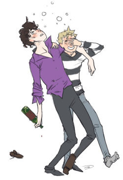 john shut up this is very IMPORTANT we must solve the case of your missing shoe uberepicfail: drunk sherlock