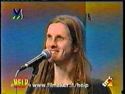 upsidedownspirit:  The many faces of a young Steven Wilson. These screencaps all came from the 28 March 1997 appearance on HELP TV.  I think the smiles are probably the greatest treasures from this batch of screenies…how often do you get to see him