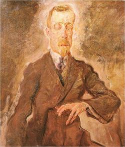 Portrait de Heinrich Mann, 1910 par Max Oppenheimer