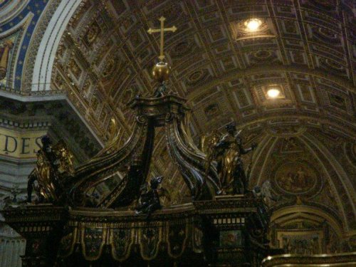 Baldacchino (detail), St. Peter&rsquo;s. Rome, Italy. 2007.(I can&rsquo;t wait to go back wi