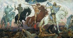 peira:  Viktor Vasnetsov:  The Four Horsemen of the Apocalypse (1887) 