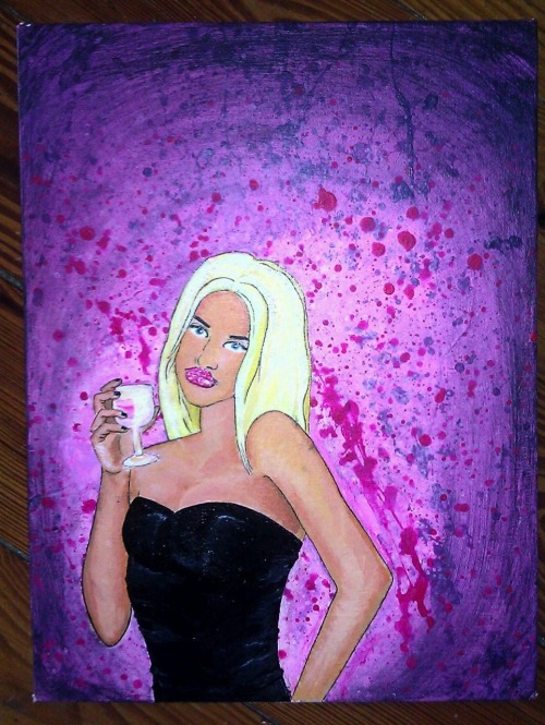 Gift from model, Sascha. Titled: “LA GIRL IN A VAGINA”