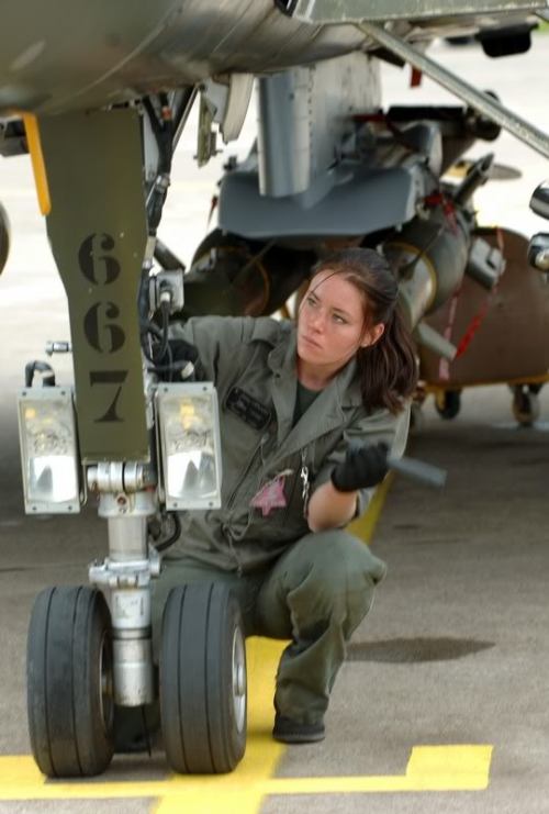 womeninuniform:French (maybe) air force. 