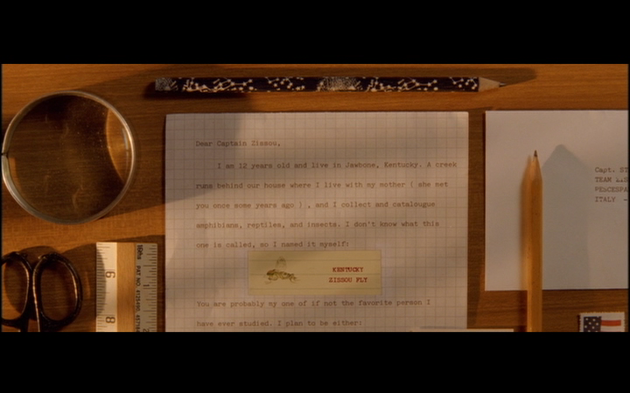 thingsorganizedneatly:
“ Ned’s letter to Steve Zissou, from The Life Aquatic.
”