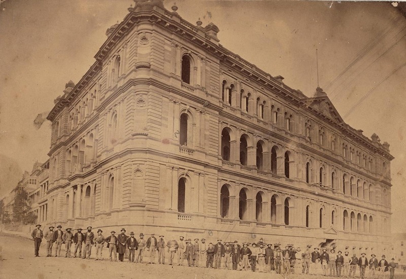 The newly completed Colonial Chief Secretary Building in 1879, Sydney