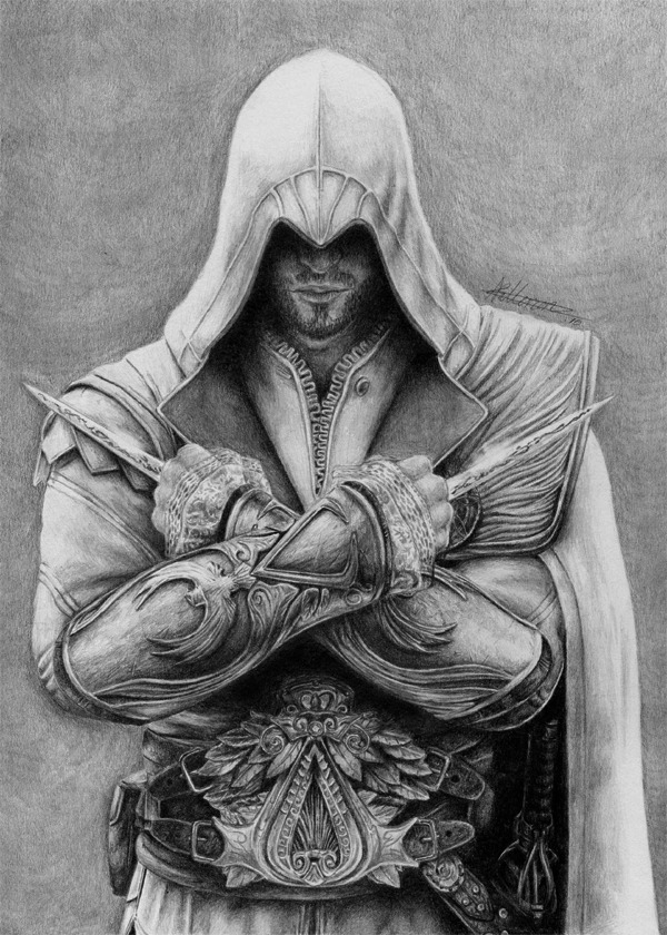 assorted-goodness:  Ezio // by Laminated-Teabag. 
