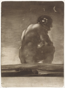 mermanonfire:  Giant, 1818 Goya 