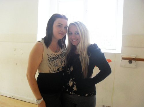 Me & Kelsey Ann after K2K Stars yesterday :)