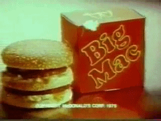 j0-cald3r0ne:  70’s Big Mac Commercial 