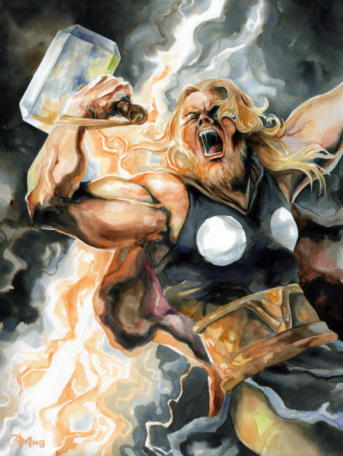 fuckyeahvikingsandcelts:Thor - Viking God of Thunder