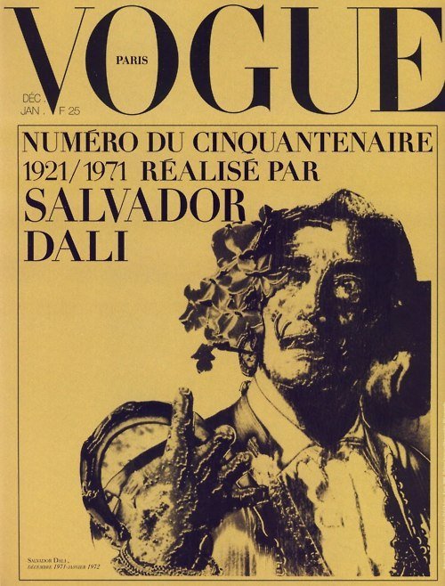 victusinveritas:  A retrospective issue on Dali’s work from Vogue-Paris. 