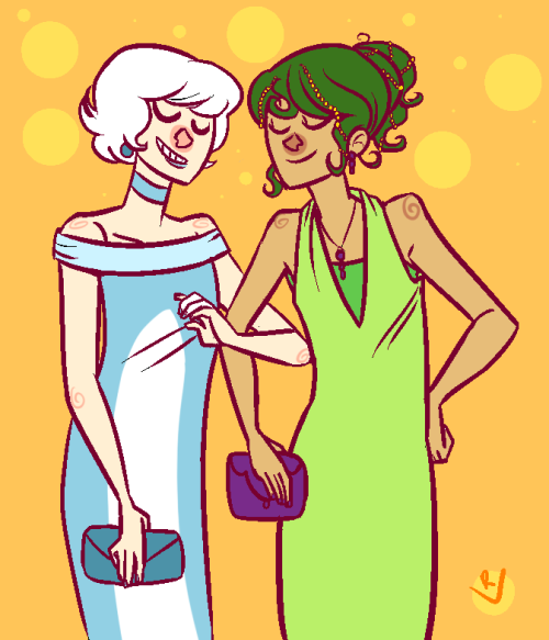 robotverve:workin on a school dance JLI high comic TORA AND BEA SWANK 