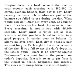 We're only taking turns, holding this world.