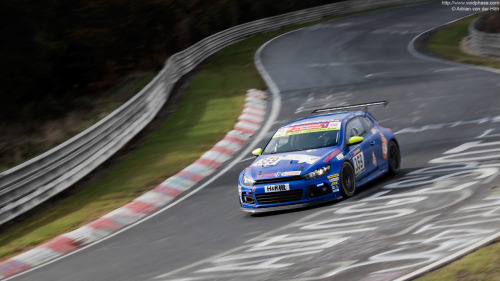 oneface-manymasks: VW Scirocco at Nurburgring