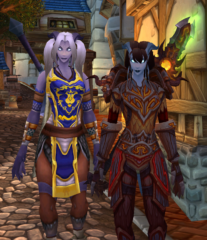 Guess who rolled a Draenei on my server. BOOMKI. Aw yeah.
