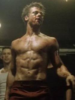 i think he was down to like between 5-8% body fat for this movie.. crazy