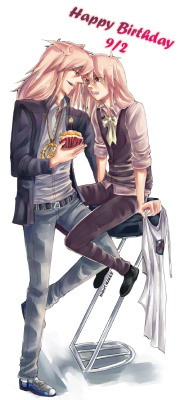 Nightmaker:  Happy Birthday Ryou And Bakura *___* Puh I Finished It In Time!It’s