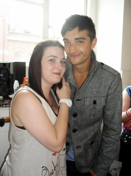 Me & Tom today at K2K Stars in Manchester.My hand is there cos his collar was infront of my face. He laughed at me. Evil boy.