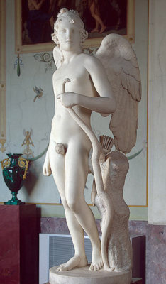 mesbeauxarts:  Antonio Canova. Cupid. ca. 1790. Marble. State Hermitage Museum. St. Petersburg, Russia. 