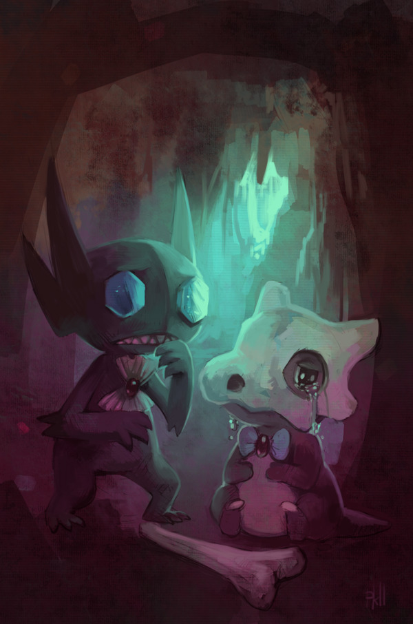 assorted-goodness:  Please don’t cry // by Purplekecleon. 