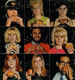 theswingingsixties:  Cheeseburgers, 1960s