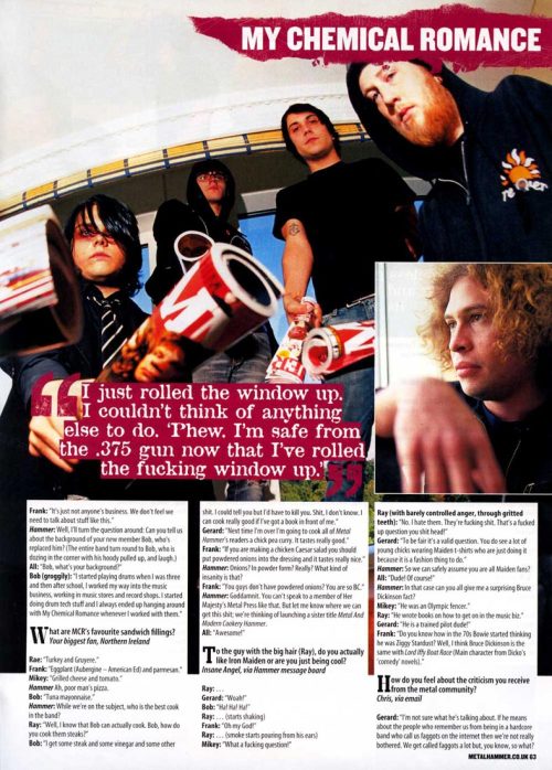 Metal Hammer November 2004 – aka, the famous moose/moosi/meese interview. Download a .rar of t