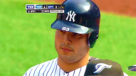 yankeegirl4evr:  I got to see teh Jesus’s first major-league hit today! Just the 1st of many m