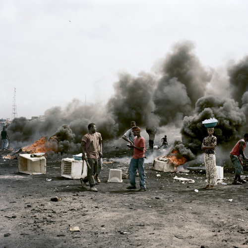 Untitled, Agbogbloshie Market, Accra, Ghana photo by Pieter Hugo; Permanent Error series, 2010 more: Yossi Milo Gallery