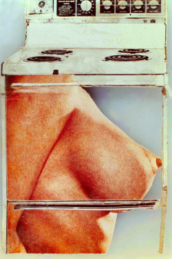 Hot meat collage by Martha Rosler, Body Beautiful, or Beauty Knows No Pain series, 1969