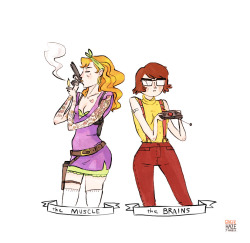 fervours:  gingerhaze:  Badass Scooby gang,