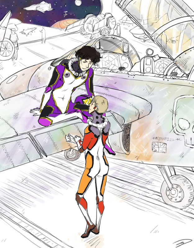 oh my god why did i spend so much time drawing the spaceships it wasn&rsquo;t