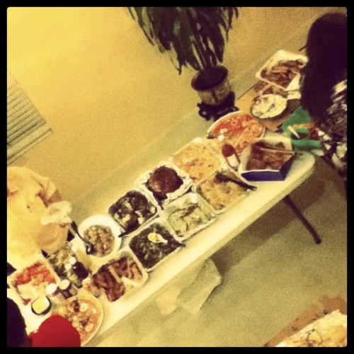 Food for days. I always feel fatter coming to Vegas  (Taken with instagram)