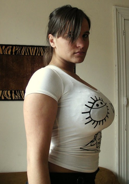 worldofboobs:  Come on darlin’ give us a smile….things ain’t all bad . You do have big tits don’t you ?
